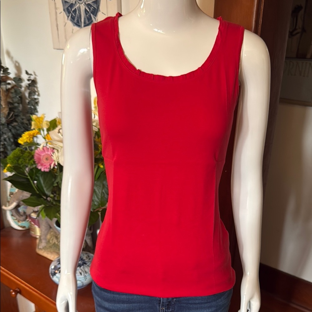 NWT northern reflections size small Red Sleeveless Top